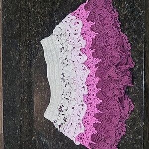 Nwt Rue 21 Lace Shorts Cream, Light Pink, Hot Pink and Burgandy Size Medium
